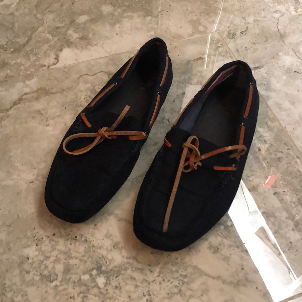 Suede loafers